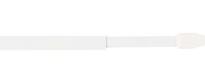 Produktbild von 2 ausziehbare Plattenstangen 30/50cm 4 Dübel Weiß - Mobois