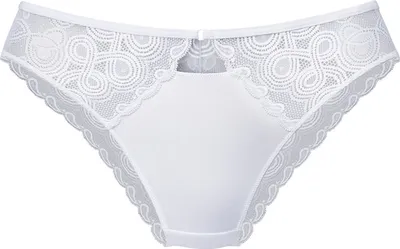 Produktbild von LASCANA Tanga weiß Größe 36/38