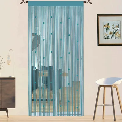 Zdjęcie produktu dla Moskitiera z koralików, ochrona przed owadami, 90 x 200 cm, do drzwi i okien