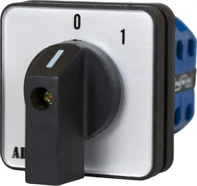 Produktbild von Universal-Nockenschalter 0-1 Drehschalter Wechselschalter 16A 230/400V 1 Phase 2 Positionen