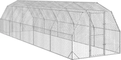 Zdjęcie produktu dla Kurnik dla kur 2,5x10x2,25 m Stal ocynkowana
