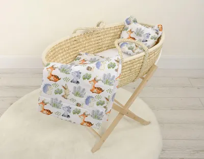 Produktbild von Teddybär-Bettdecke mit Füllung und Konturkissen - 2-teiliges Set - Waldabenteuer