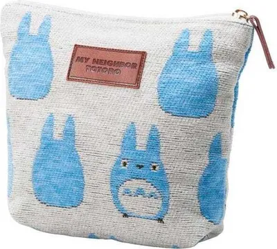 Produktbild von Mein Nachbar Totoro Geldbörse / Kosmetiktasche Totoro Silhouette Blue