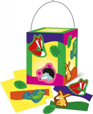 Immagine prodotto di Amscan Amscan ? 999343 ? Set per la realizzazione di un lanternino Animali polari ? 20 cm