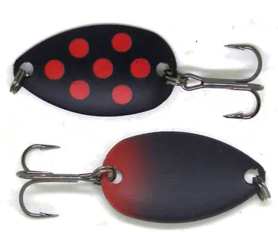 Produktbild von Westin Fidusen 3,2cm 2,8g - Blinker, Farbe:Black / Orange Dots