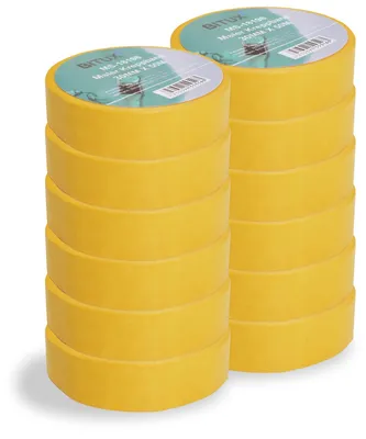 Produktbild von Bituxx 12x 50m Maler Kreppband 30 mm breit, MS-18416