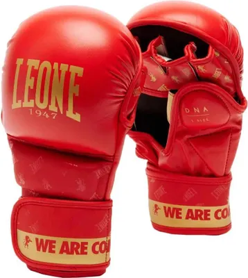 Zdjęcie produktu dla Rękawice MMA DNA Leone1947 – czerwone, do treningu i walki rozmiar S