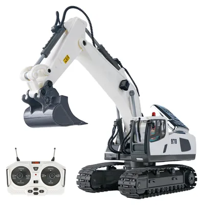 Obrázek produktu pro RC bagr 1/20 2,4 GHz 11CH RC stavební vozidla Vzdělávací hračka pro děti se světelnou hudbou