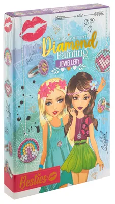 Zdjęcie produktu dla Zestaw do tworzenia biżuterii - malowanie diamentami Besties