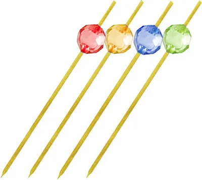 Produktbild von 1000x Fingerfood-Spieße aus Bambus PERLE 120 mm stabil und splitterfrei