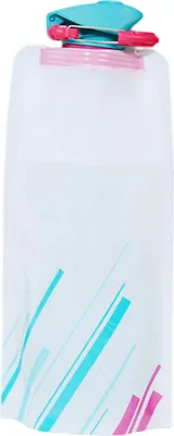 Produktbild von Faltbarer Wasserbeutel, lebensmittelecht, BPA-frei, hitzebeständig, flexibel, zusammenfaltbar, Wasserflasche, Campingausrüstung