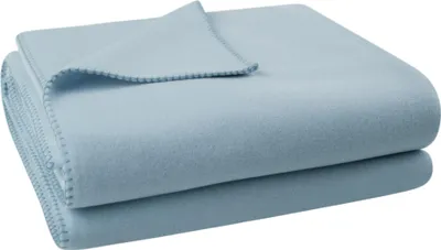 Produktbild von Zoeppritz Plaid Soft-Fleece Farbe azur Größe 160x200