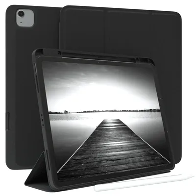 Produktbild von EAZY CASE Smartcase mit Stifthalter für Apple iPad Air 13 (2026) Hülle mit Stifthalterung, Tablet Cover aufstellbar  13 Zoll in Schwarz