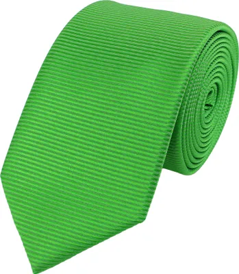 Produktbild von Fabio Farini - 1 Stück Grüne Herren Schlips - Krawatten mit Farbton Grün in 6cm Schmal (6cm), Grün gestreift
