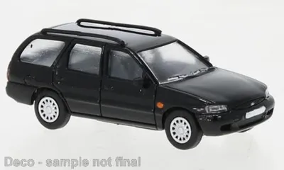 Produktbild von PCX Premium Classics Ford Escort MK VII Turnier schwarz, 1995,