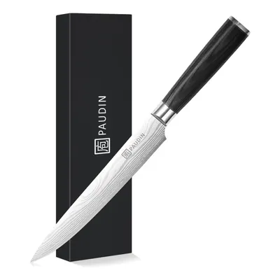 Produktbild von PAUDIN KW8 Fleischmesser 20 cm – Professionelles Kochmesser japanischer Art aus Stahl mit ergonomischem Griff