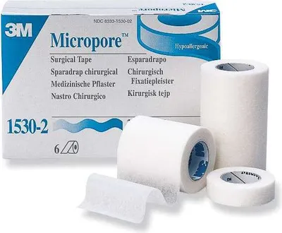 Produktbild von 3M Micropore Pflaster hautfarben, 5,00 cm x 9,1 m 6 Stück