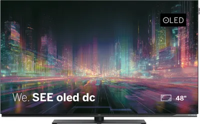 Produktbild von LOEWE We. SEE 48 Zoll OLED-TV, Dual Channel, Smart TV (Dolby Vision, 60 W Dolby Atmos, HDMI 2.1 120 Hz VRR, Apple AirPlay, Matter, Bluetooth Remote, extra flaches Monitor-Design)