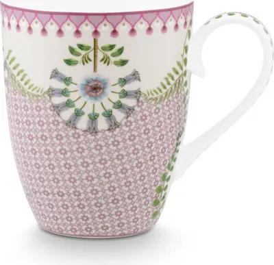 Produktbild von PIP STUDIO Lily&Lotus Henkelbecher lila 350ml