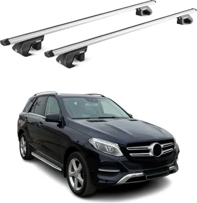 Image de Barres de toit transversales ABE pour Mercedes GLE 2015-2025 5 P Alu Gris 2x