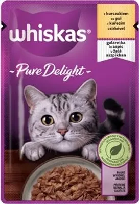 Produktbild von Whiskas 1+ Ragout mit Huhn in Gelee 85g