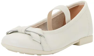 Produktbild von Geox JR PLIE' A Ballet Flat, White, 34 EU