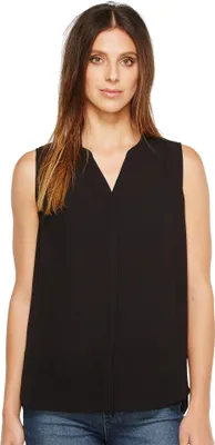 Image de Chemisier sans manches pour femmes NYDJ, modèle Pintuck, couleur noire, taille X-Large
