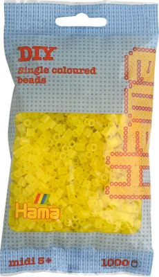 Produktbild von Dan Import, Peter Reineke e.K. Hama® Bügelperlen Perlen, Transparent-Gelb, 1.000 Stück. Sonstige