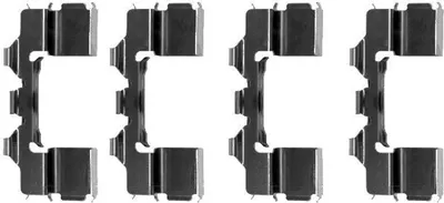 Produktbild von HELLA 8DZ 355 202-301 Zubehörsatz Scheibenbremsbelag Vorne für NISSAN NP300 Navara Pritsche / Fahrgestell (D40) NAVARA (D22) PICK UP (D21) TERRANO I
