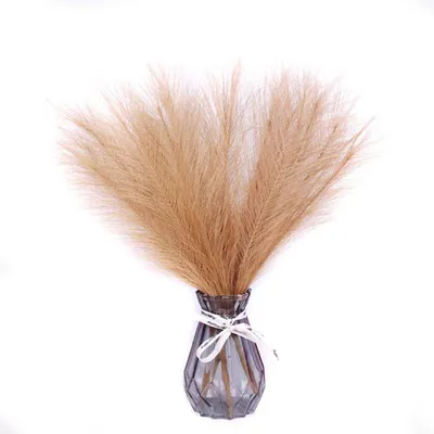 Immagine prodotto di Decorazioni di pampas artificiali, confezione da 30 pezzi, colore caffè, altezza 43-45 cm, materiale: poliestere