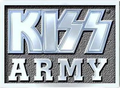 Produktbild von Kiss Army Block Badge