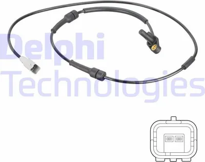 Produktbild von DELPHI ABS Sensor Raddrehzahl für CITROËN Berlingo / Berlingo First (MF, GJK, GFK) SS20810