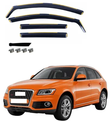 Obrázok produktu pre 4-dielna sada deflektorov na okná pre Audi Q5 I (8R) 2008–2016