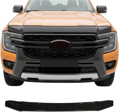 Zdjęcie produktu dla Deflektor owadów na maskę silnika do Ford Ranger P703 2022-2026 ABS czarny