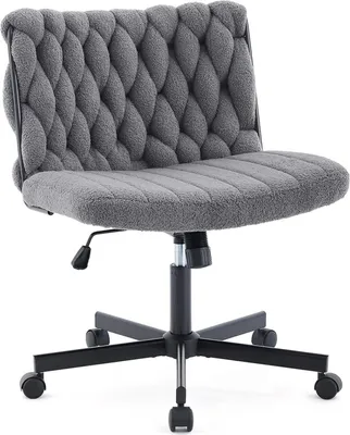 Obrázek produktu pro Kancelářská židle, široký sedák, ergonomická opěrka, ŠEDÁ