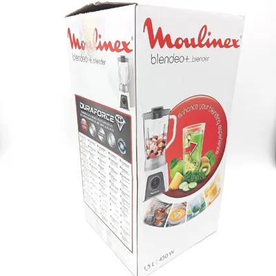 Produktbild von Moulinex LM2C01, Tischplatten-Mixer, 1,5 l, Pulsfunktion, Eis-Crusher, 450 W, Weiß