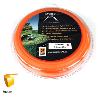 Productafbeelding van Vierkante snijlijn, 3,0 mm, 52 meter