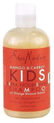 Image de Shampoing Mango & Carotte pour enfants Shea Moisture 764302905004 (236 ml)