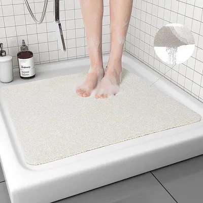 Zdjęcie produktu dla Miękka, antypoślizgowa mata prysznicowa z funkcją masażu do łazienki