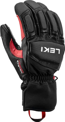 Produktbild von Leki Griffin Pro 3D Herren Skihandschuhe Fingerlinge schwarz/rot 9,5