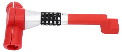Immagine prodotto di Blocco del volante, design antifurto, compatibilità universale, rosso