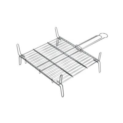 Produktbild von Doppelter Grillrost zum Grillen - Zink - 35x35 cm
