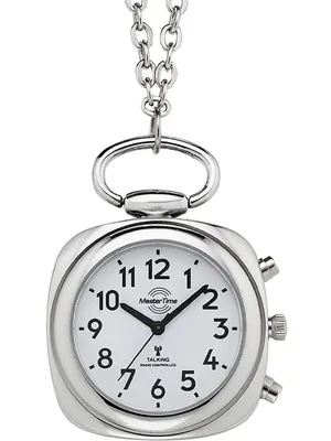 Obrázek produktu pro Mluvící kapesní hodinky s rádiem řízeným strojkem Master Time model MTUA10810 12M