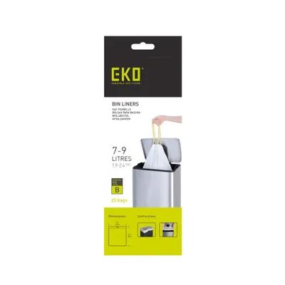 Produktbild von Eko Müllsack 7-9 Liter Typ B Rolle mit 25 Müllsäcken
