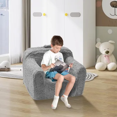 Produktbild von Famanu Kinderstuhl - Bequem und sicher - Grau