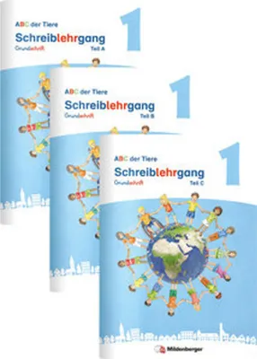 Obrázok produktu pre ABC der Tiere 1 Neubearbeitung - Schreiblehrgang Grundschrift, Teil A, B und C