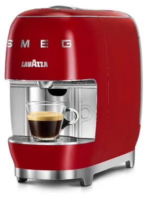 Obrázek produktu pro Smeg Lavazza, Espresso kávovar, 0,9 l, Kávová kapsle, 1250 W, Červená