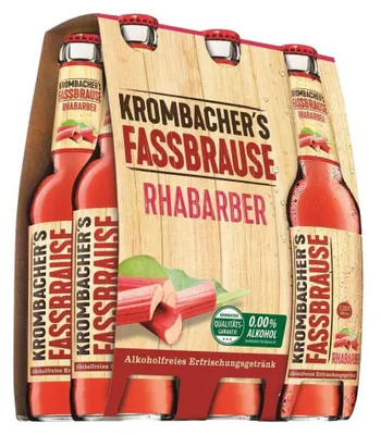 Produktbild von FASSBRAUSE BOX Rhabarber Erfrischungsgetränk 6 Flaschen