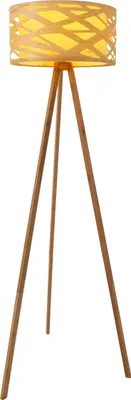 Produktbild von Näve Leuchten Stehleuchte "FINJA" H: 148 cm natur Stehleuchte "FINJA" H: 148 cm natur Stehleuchte - Stehleuchte "FINJA" mit Bambus H: 148 cm, Stehlampe im Scandi Style, aus Kunststoff in natur, 148 cm hoch, Ø 62 cm, E27-Fassung – Druckschalter