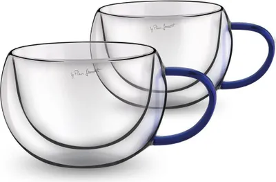Productafbeelding van LT9113 set2, blauwe beker, 270 ml, LAMART